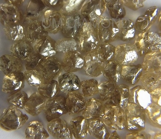 Light Brown Rough Diamonds