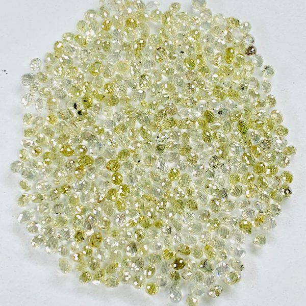Yellow Briolette Diamonds