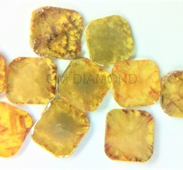 Yellow Square Diamond Slices