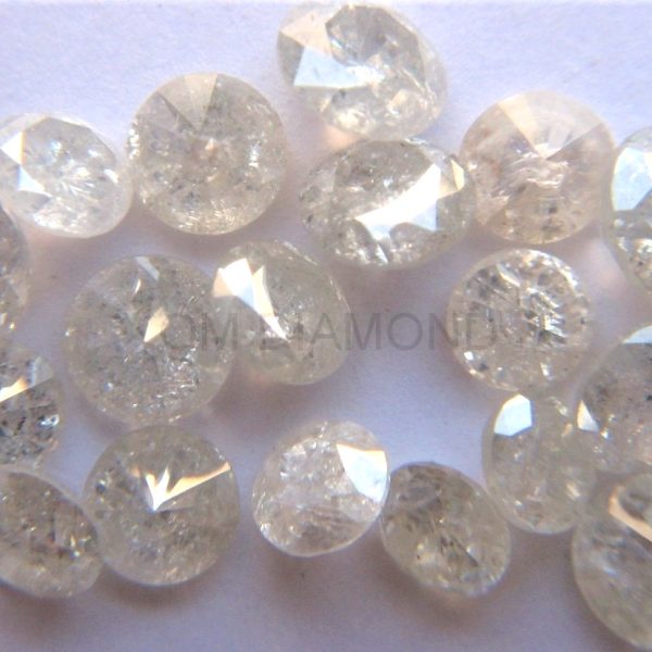 Icy White Round Brilliant Cut Diamonds