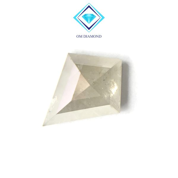 Milky White Kite Cut Diamond - Image 2