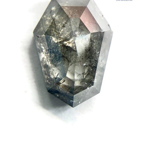 Shield Cut Salt and Pepper Diamond - Image 2
