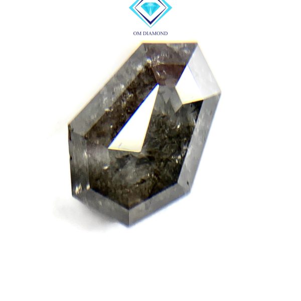 Shield Cut Salt and Pepper Diamond - Image 3