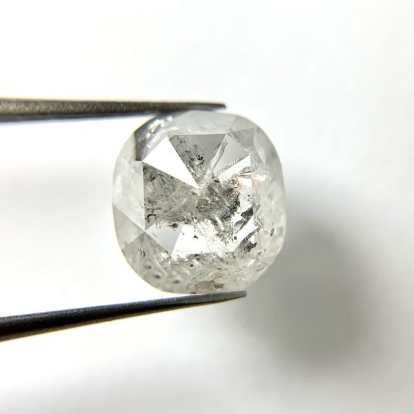 Salt and Pepper Cushion Cut Diamond - Image 3