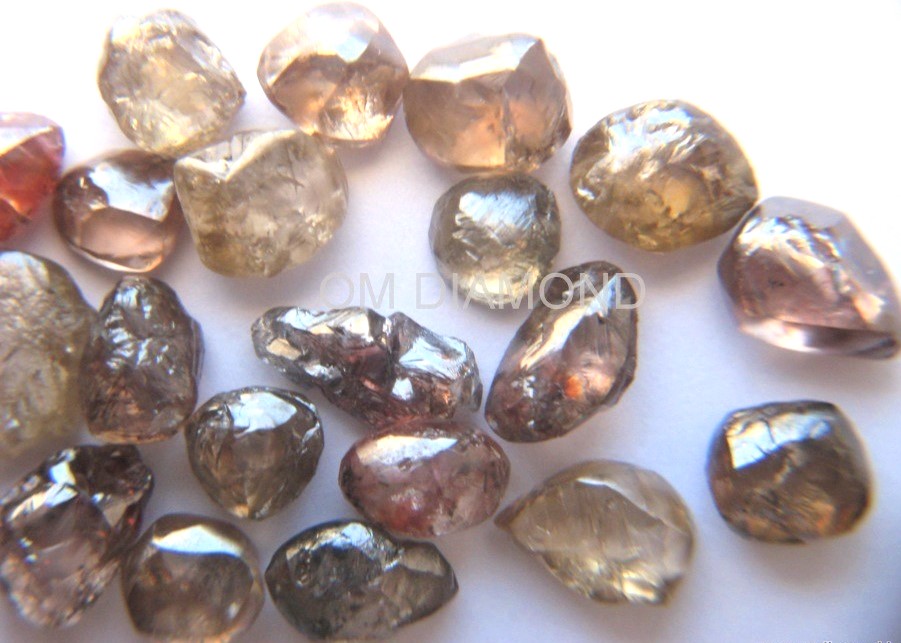 Natural Bi-Color Rough Diamonds