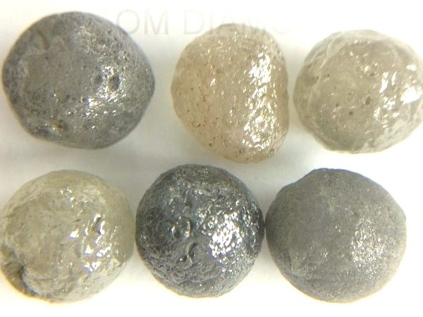 Natural Round Mix Color Rough Diamonds (Balls)
